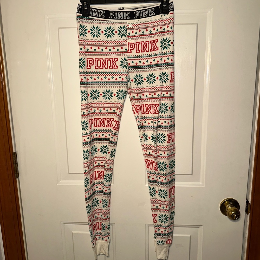PINK by Victoria's Secret Christmas Lounge Leggings/PJ Pants